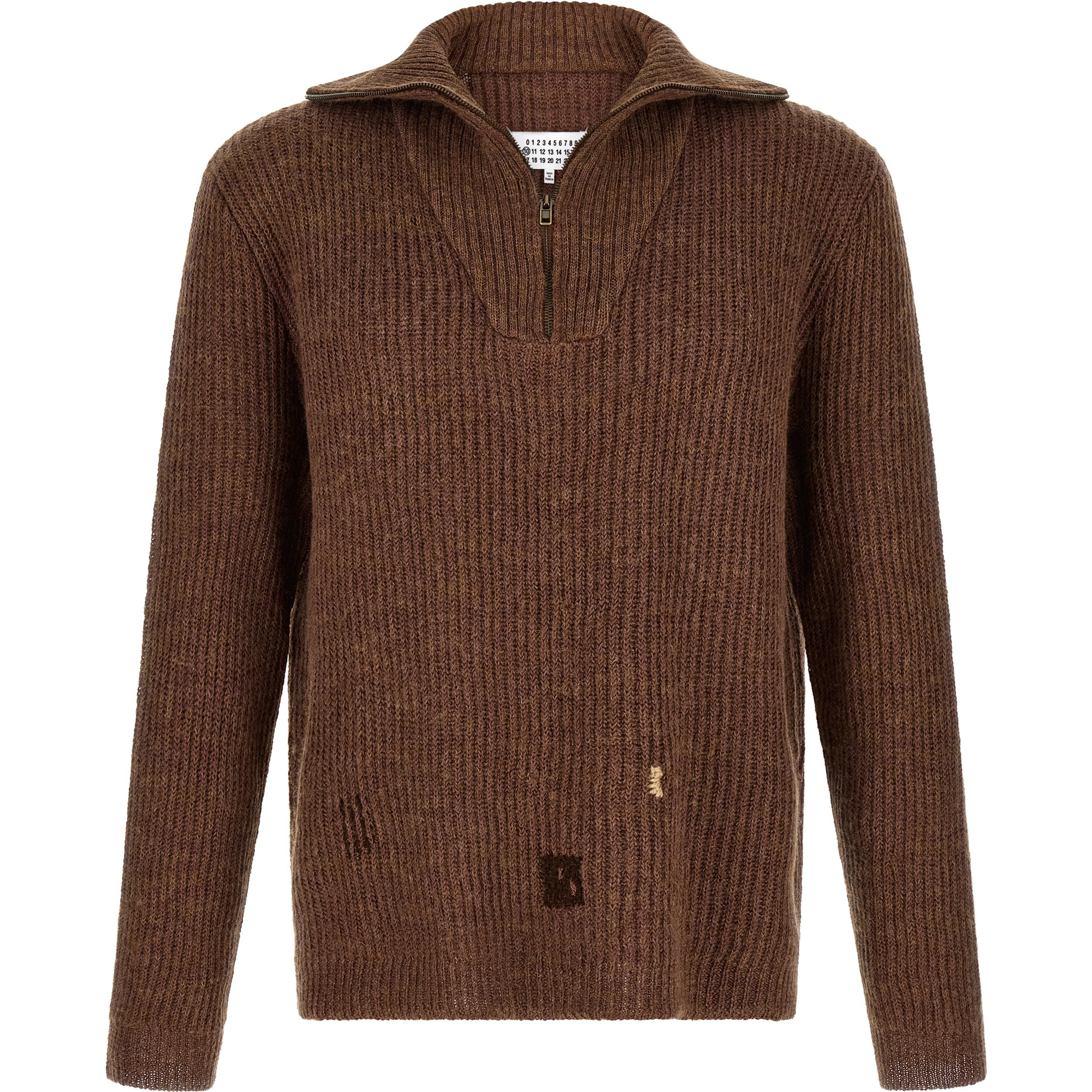 Brown Linen Cardigan