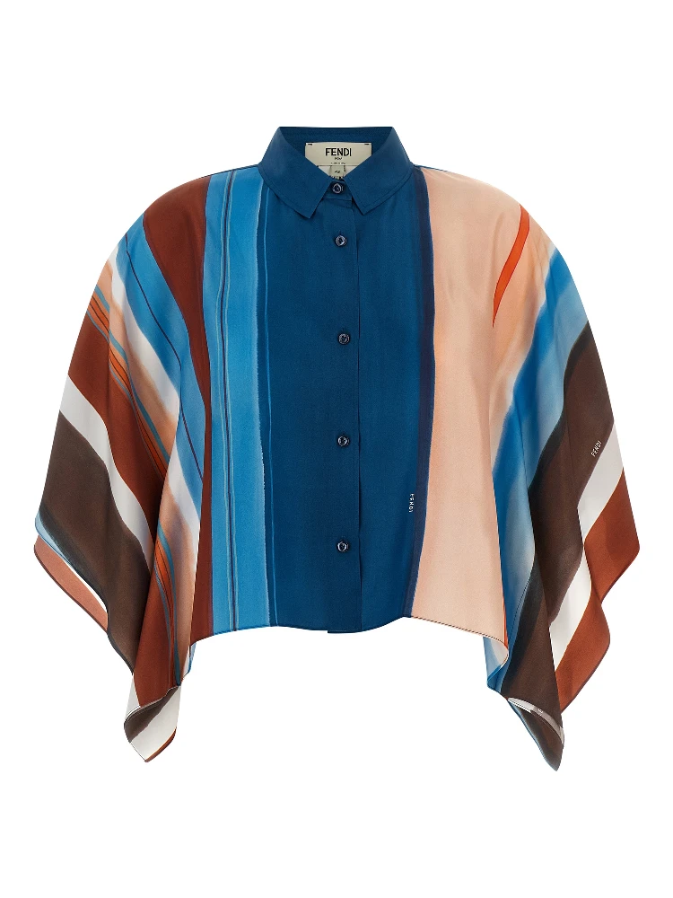 Multicolor Silk Blouse