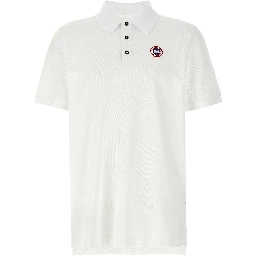 White Cotton Polo Shirt