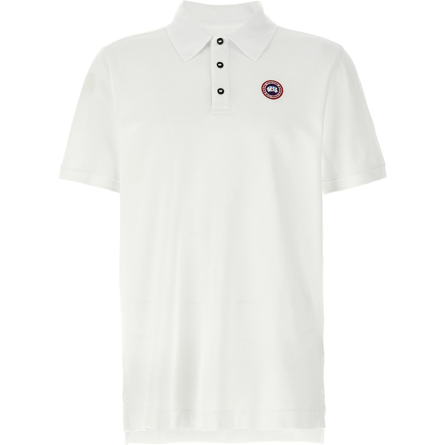 White Cotton Polo Shirt