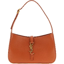 Orange Calfskin Shoulder Bag