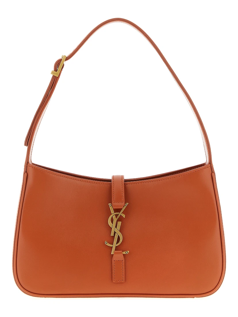 Orange Calfskin Shoulder Bag