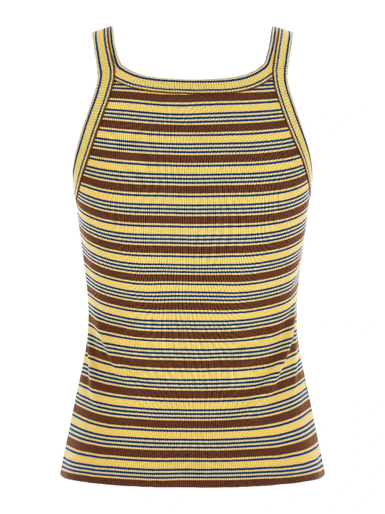 Multicolor Cotton Sleeveles T-Shirt alternative
