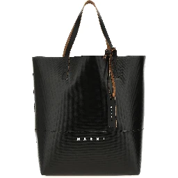 Black Polyethylene Tote Bag