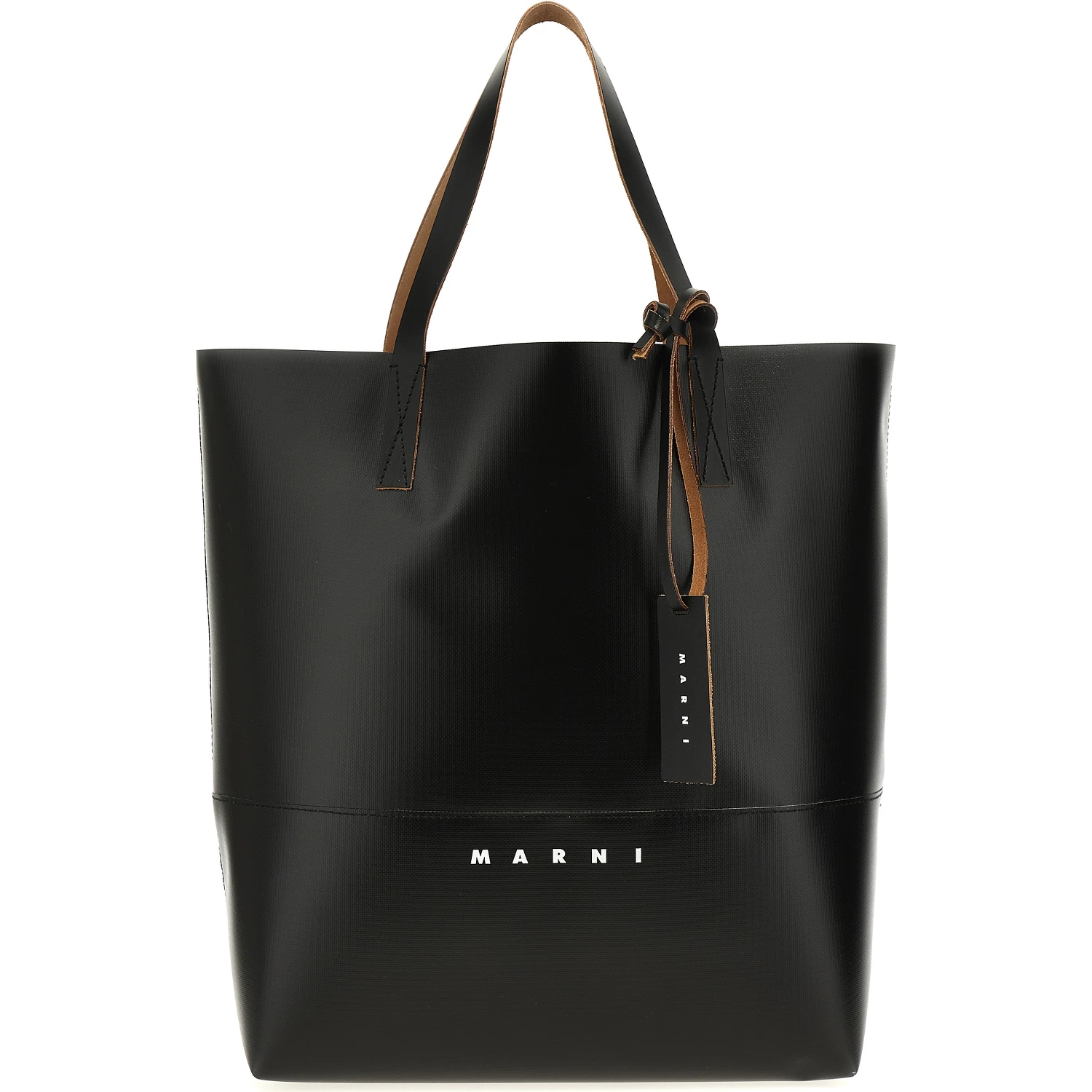 Black Polyethylene Tote Bag