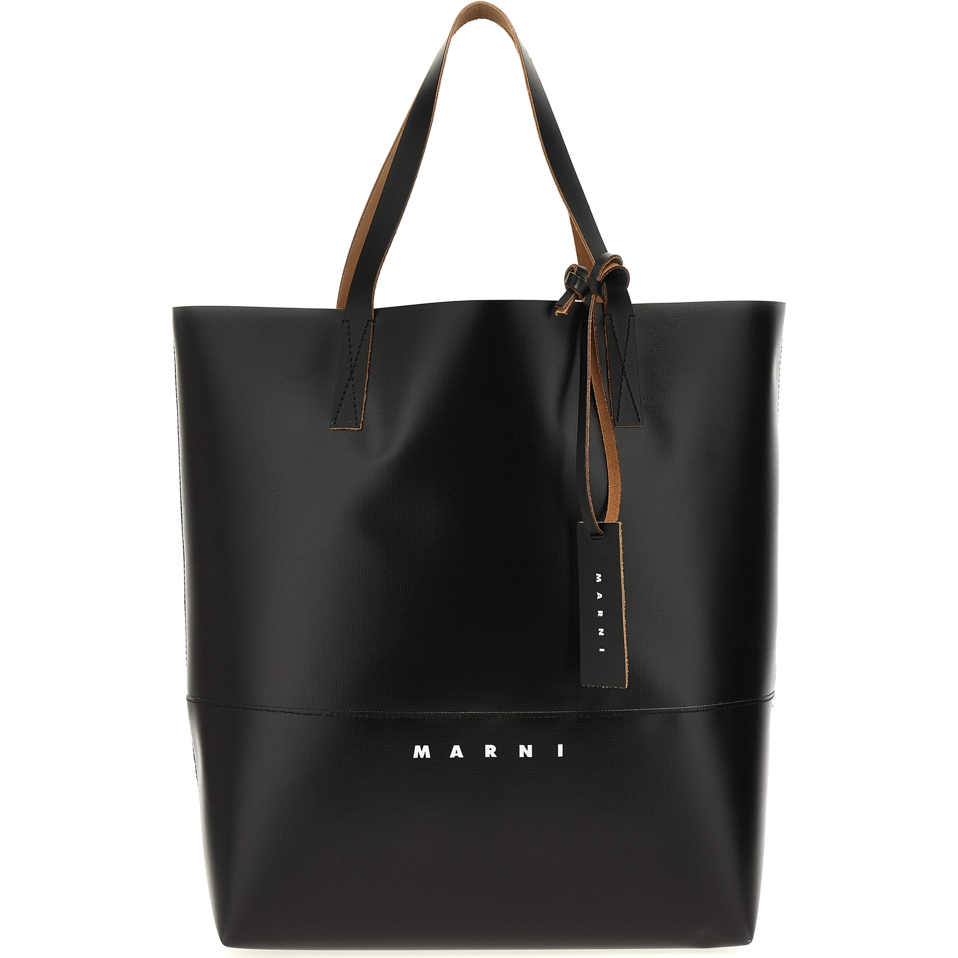 Black Polyethylene Tote Bag