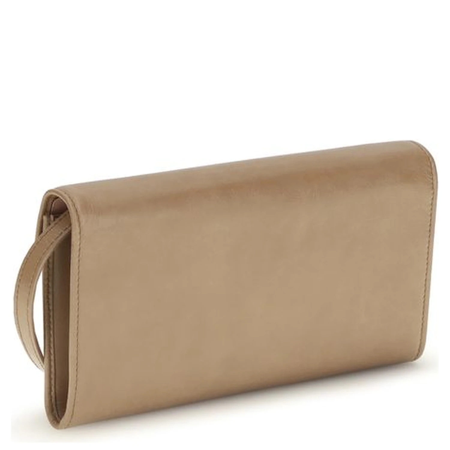 Beige Calf Leather Bos Taurus Wallet