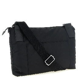 Black Polyamide Crossbody Bag
