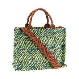 Multicolor Polyamide Handbag