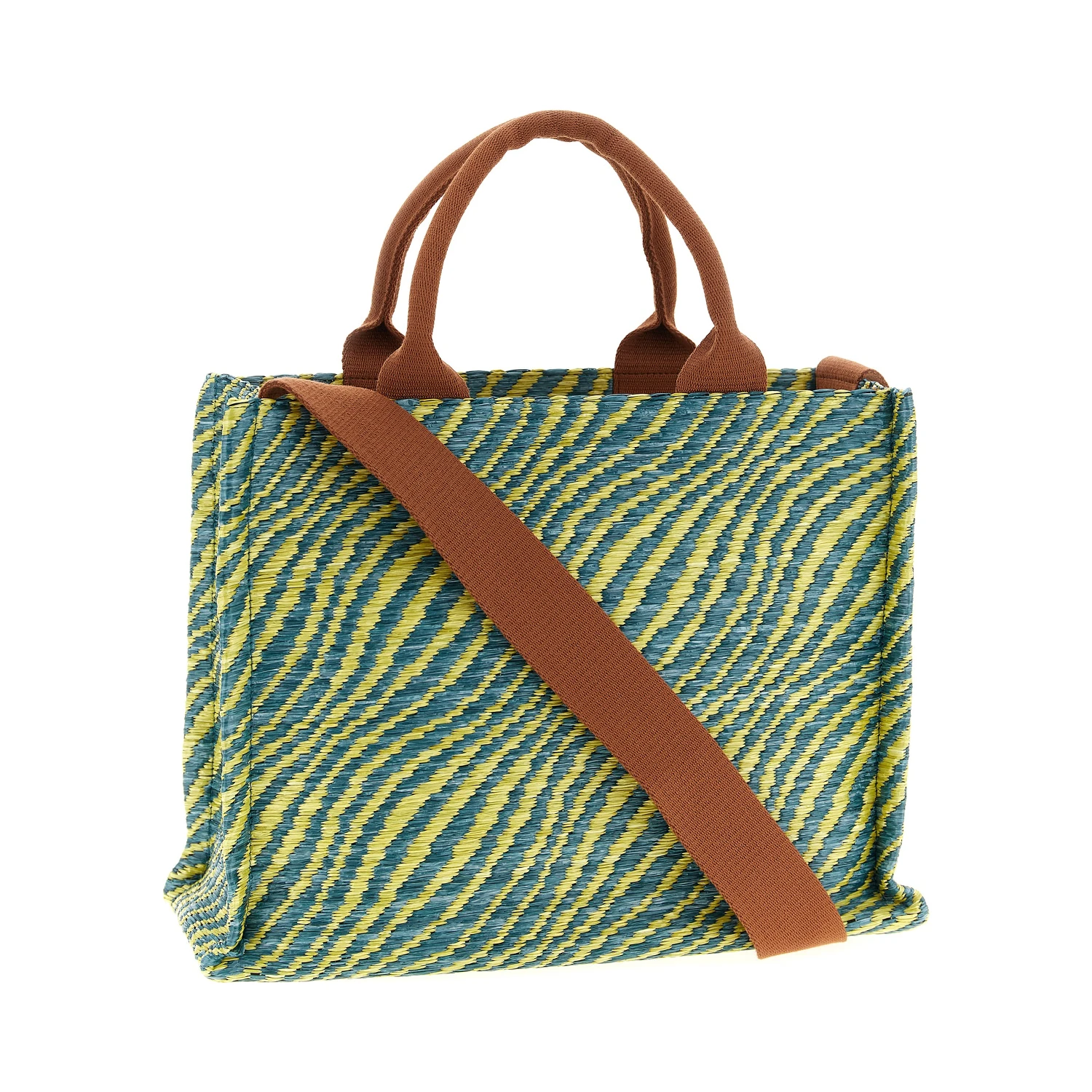 Multicolor Polyamide Handbag