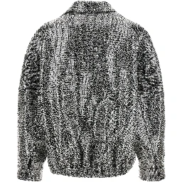 Silver Polyester Bomber