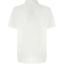 White Cotton Polo Shirt