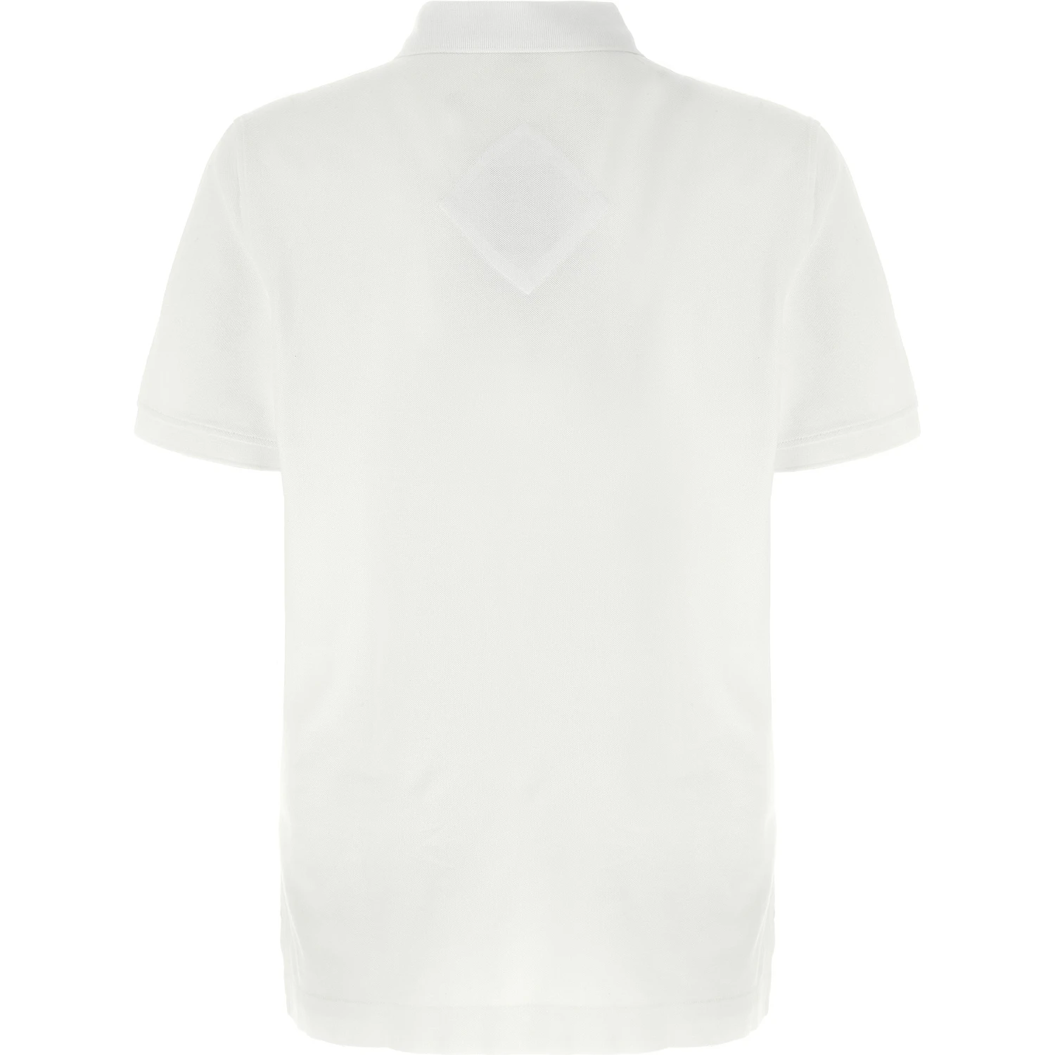 White Cotton Polo Shirt