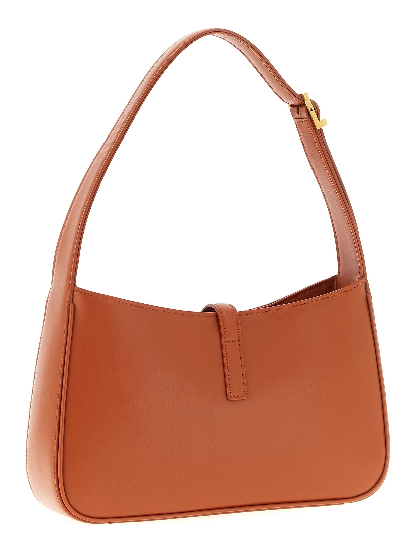 Orange Calfskin Shoulder Bag
