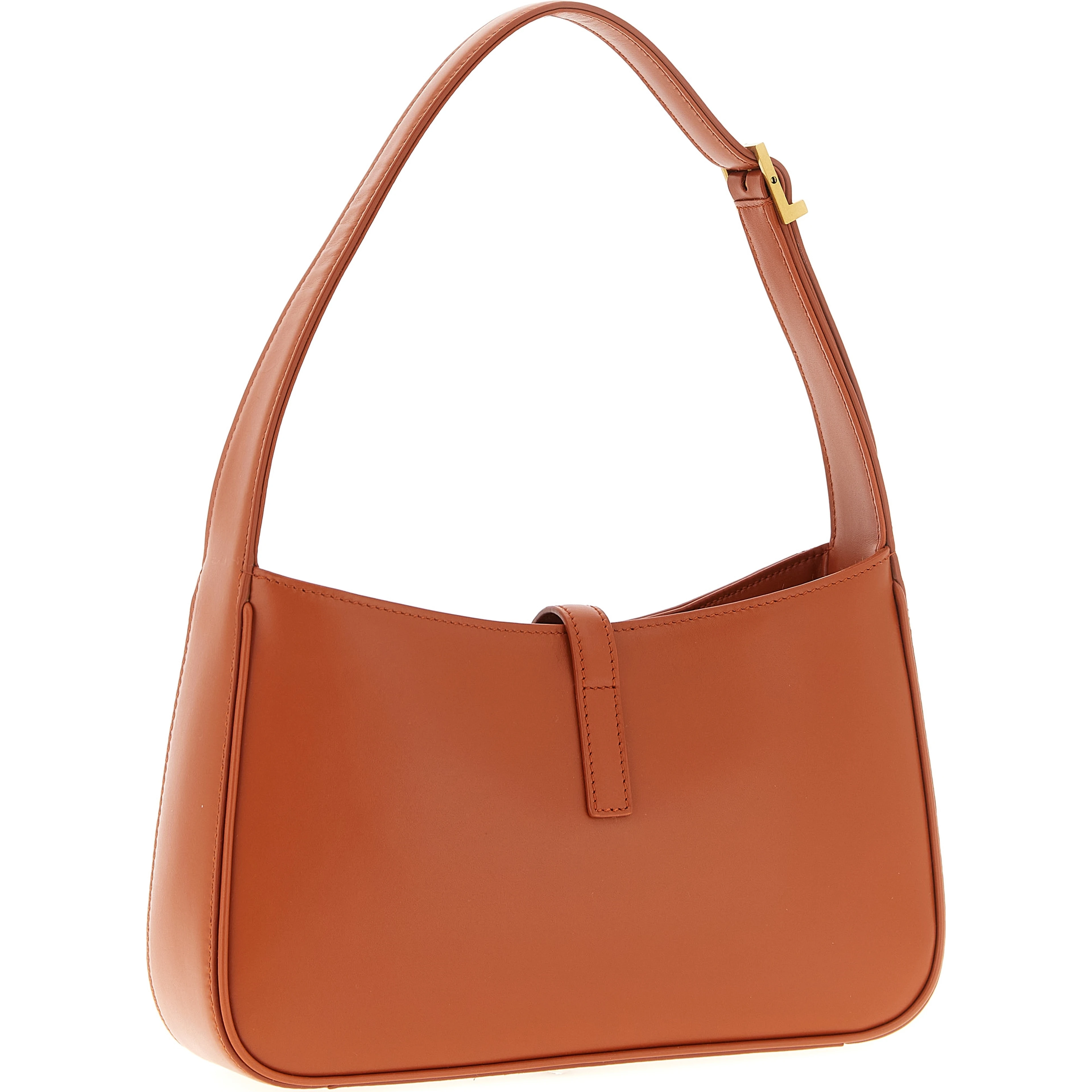 Orange Calfskin Shoulder Bag