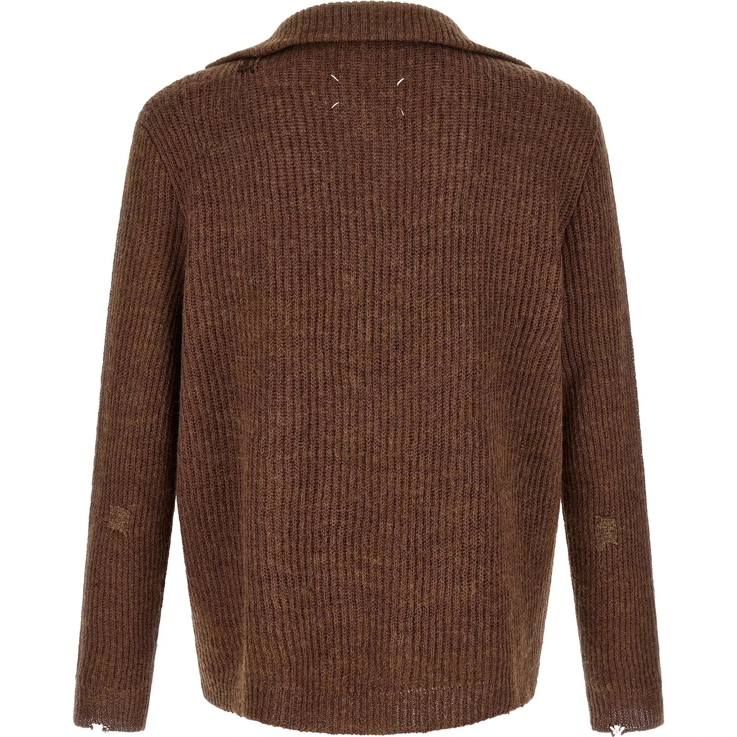 Brown Linen Cardigan