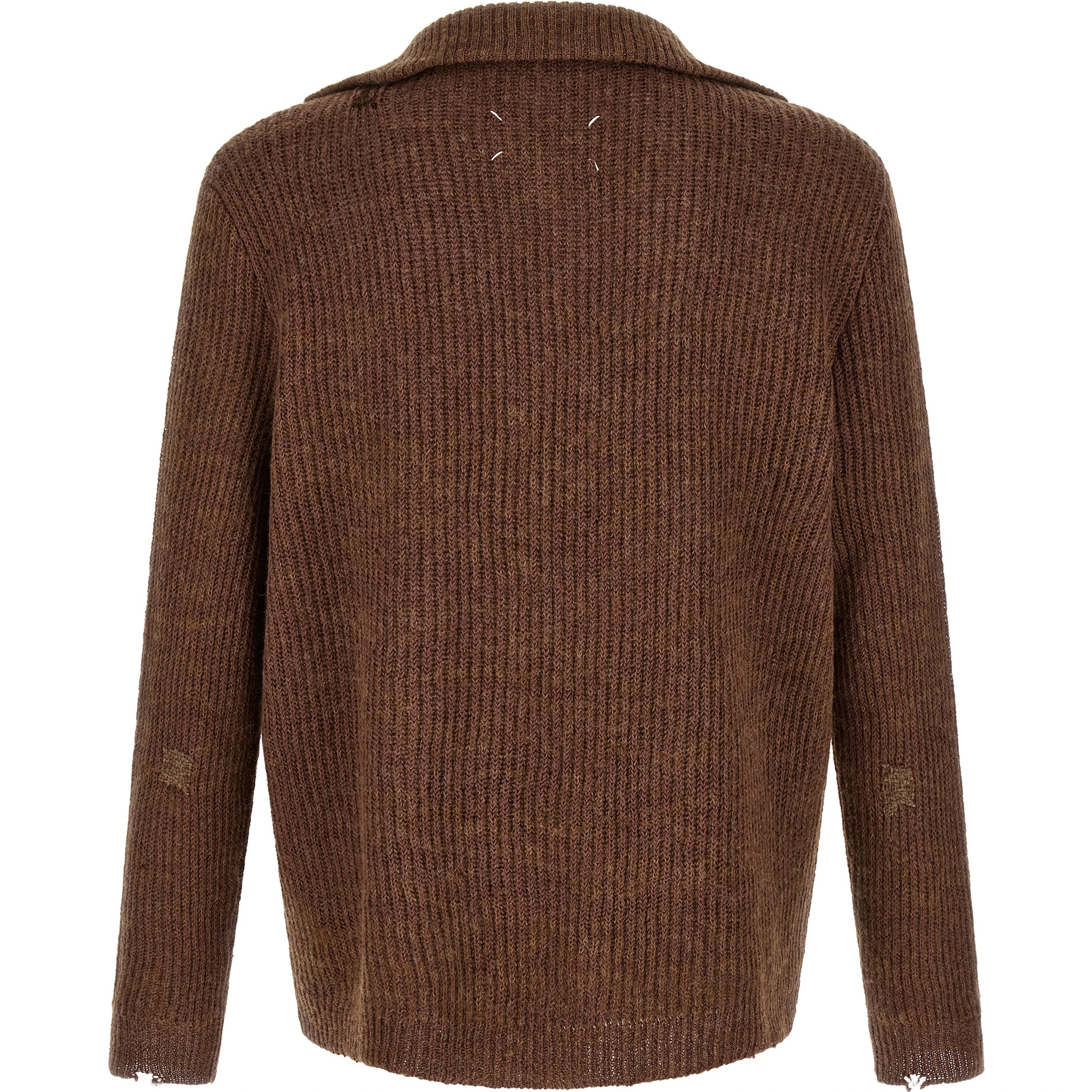Brown Linen Cardigan