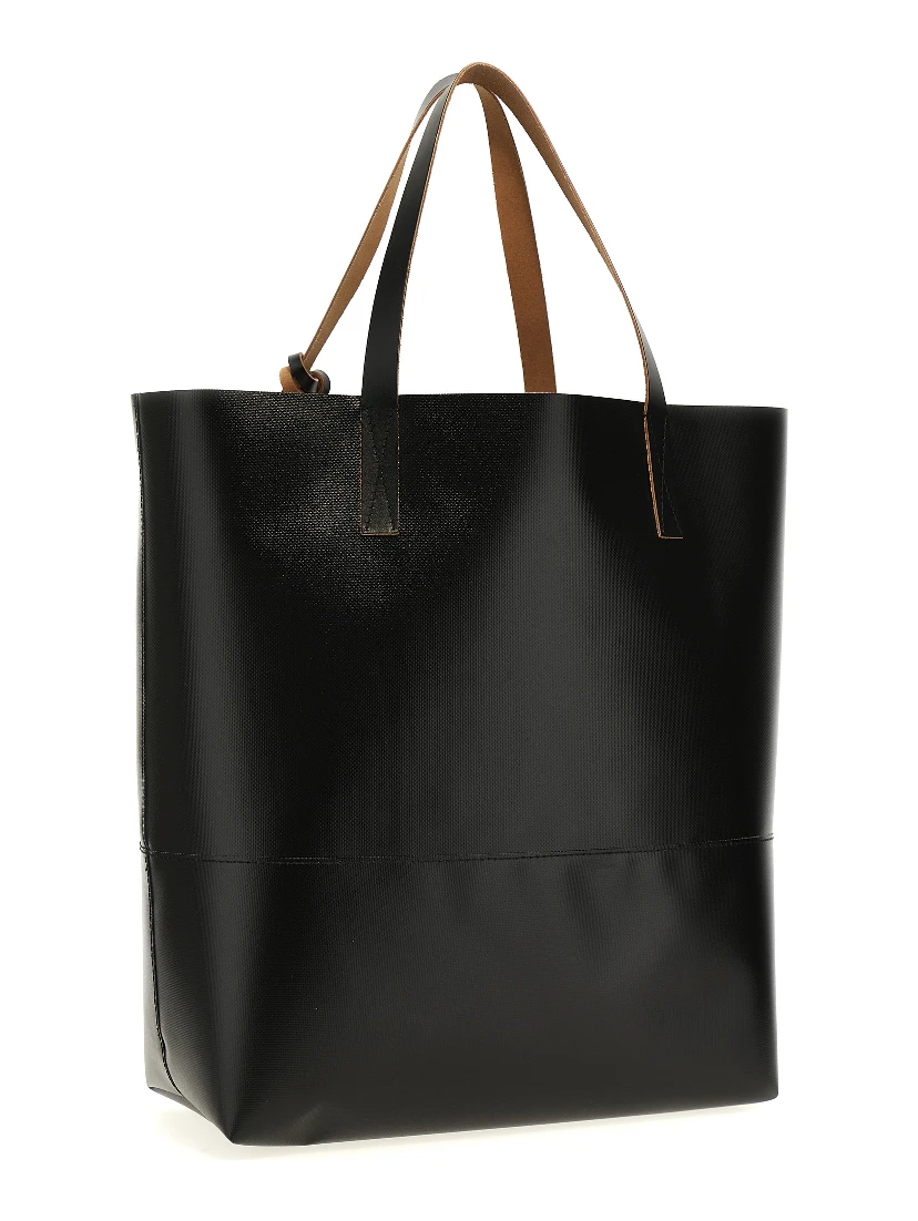 Black Polyethylene Tote Bag