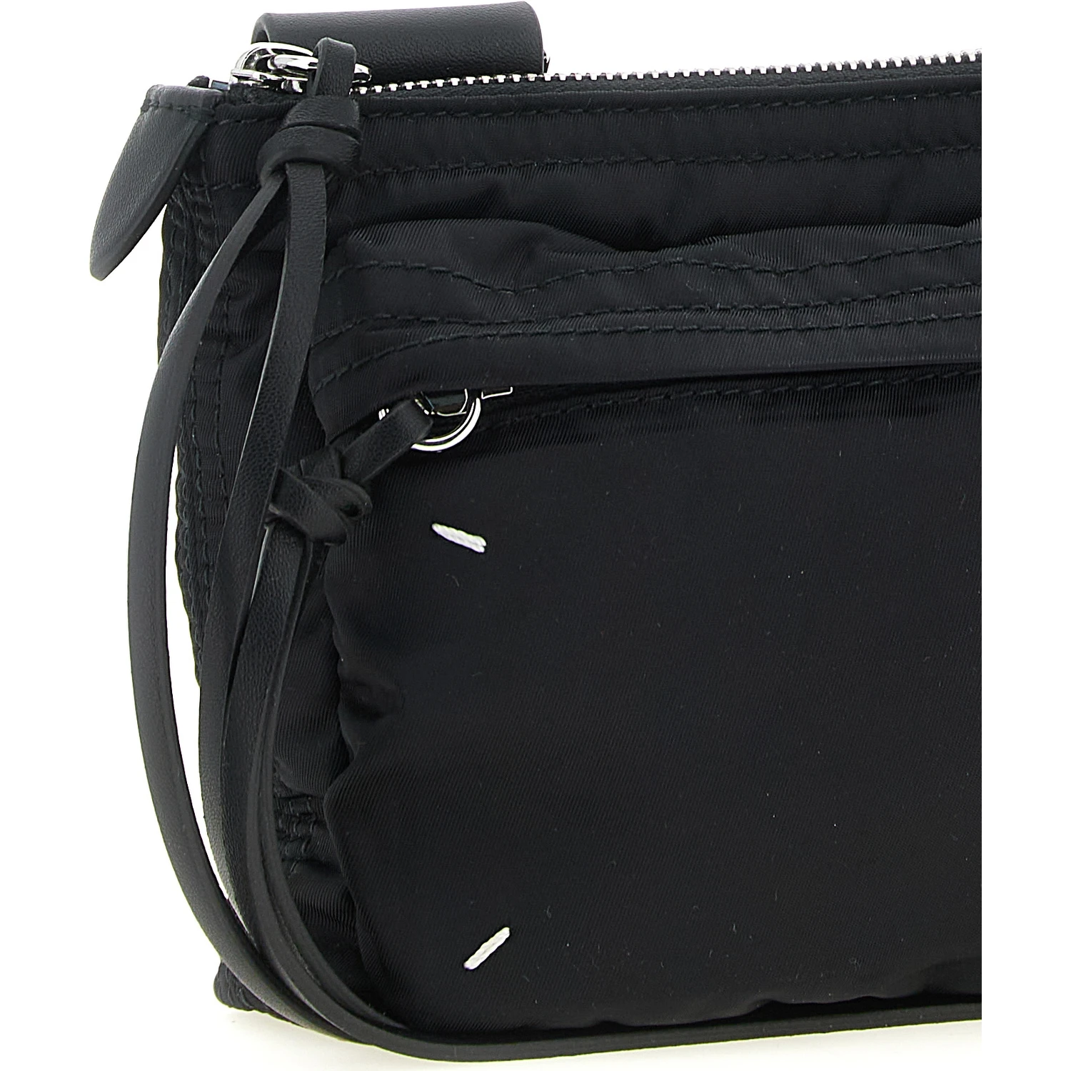 Black Polyamide Crossbody Bag