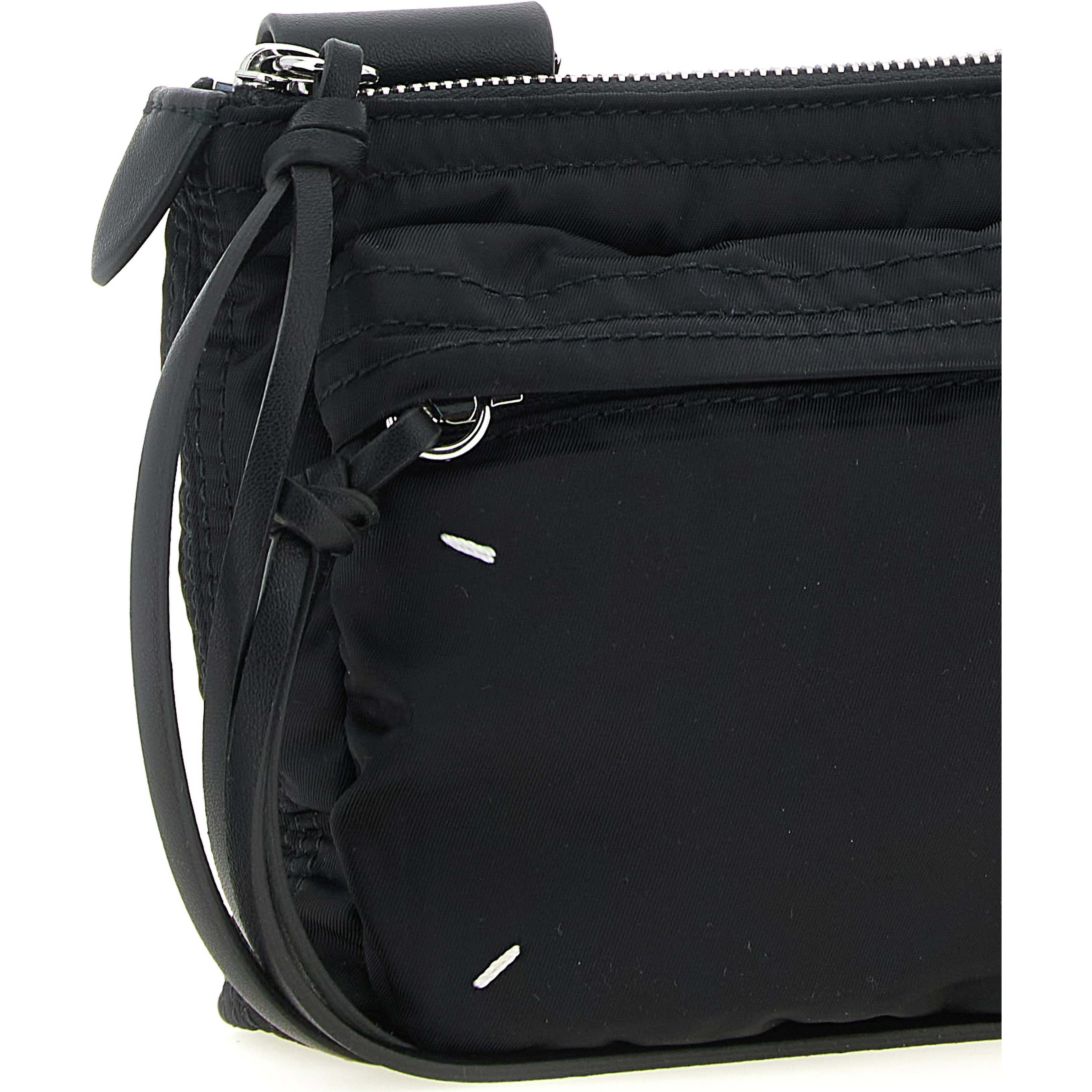 Black Polyamide Crossbody Bag