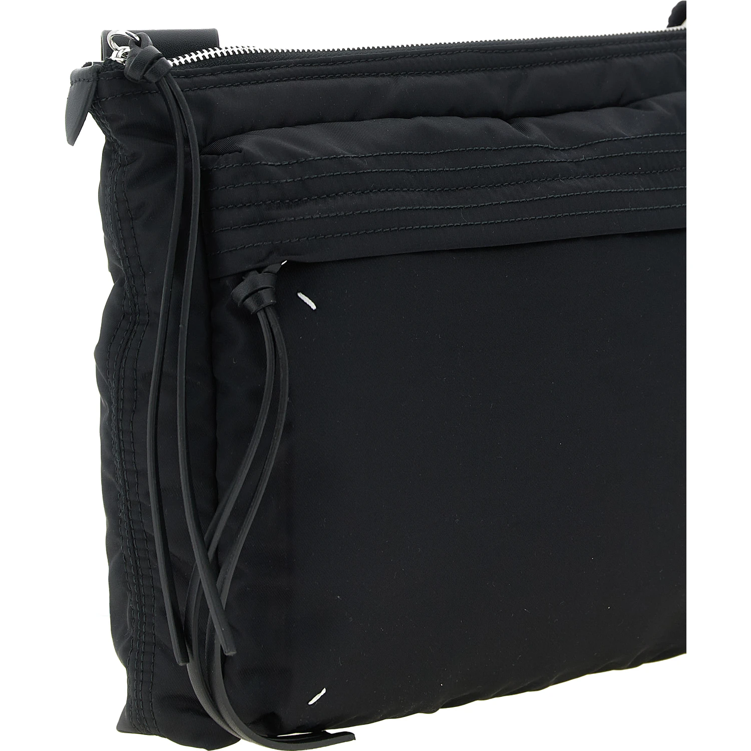 Black Polyamide Crossbody Bag