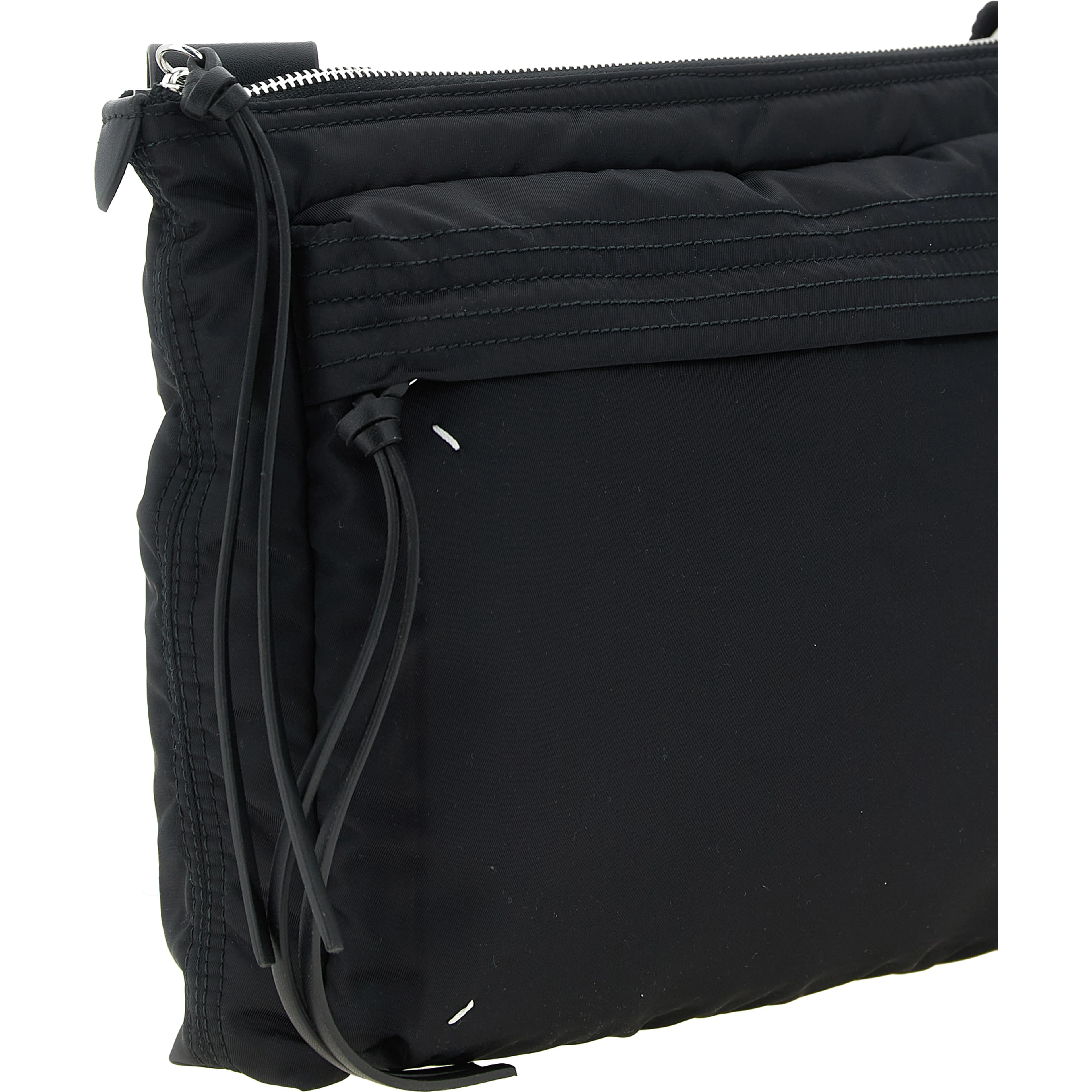 Black Polyamide Crossbody Bag