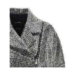 Silver Polyester Bomber