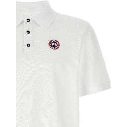 White Cotton Polo Shirt