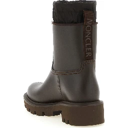 Brown Pvc Ankle Boots