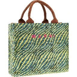Multicolor Polyamide Handbag