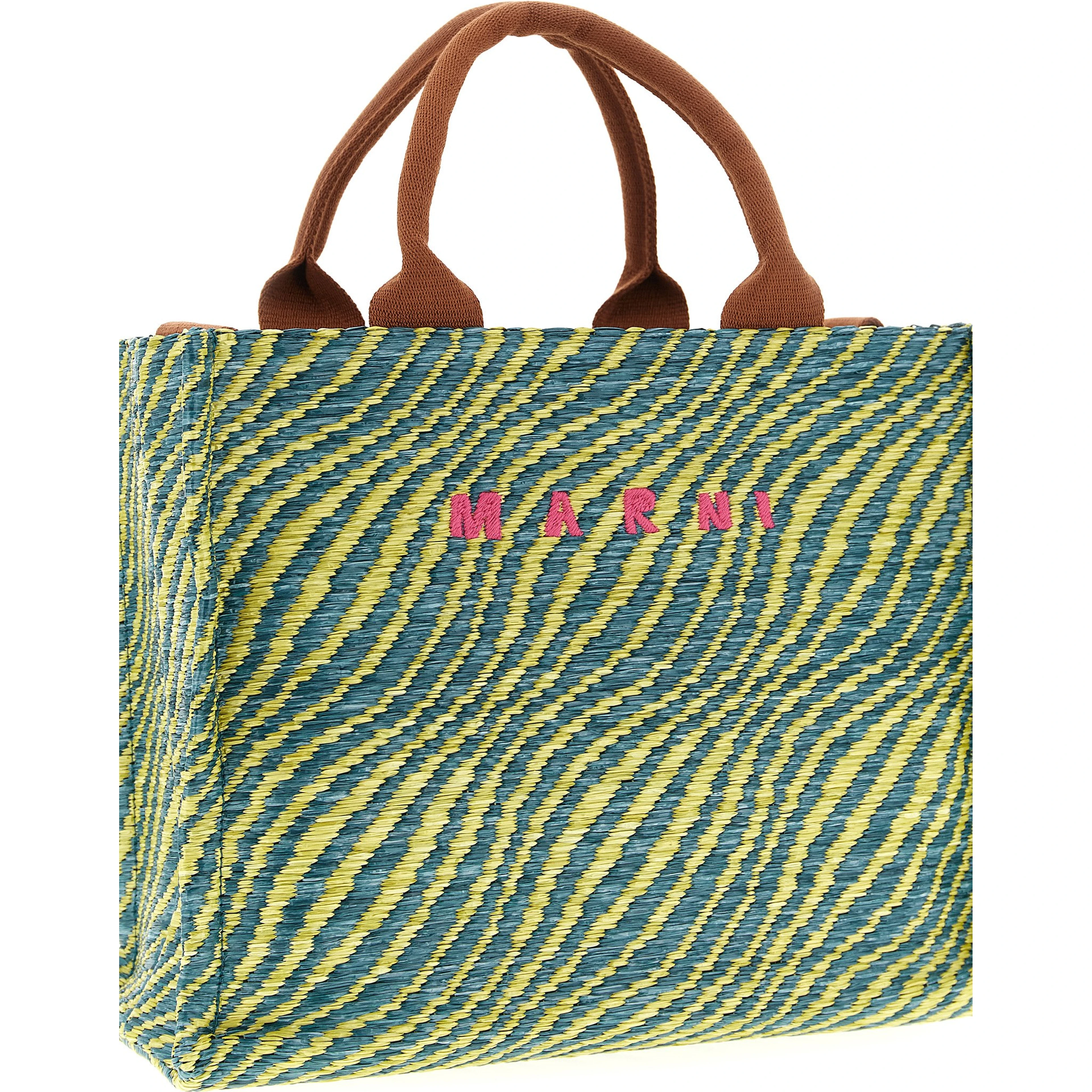 Multicolor Polyamide Handbag