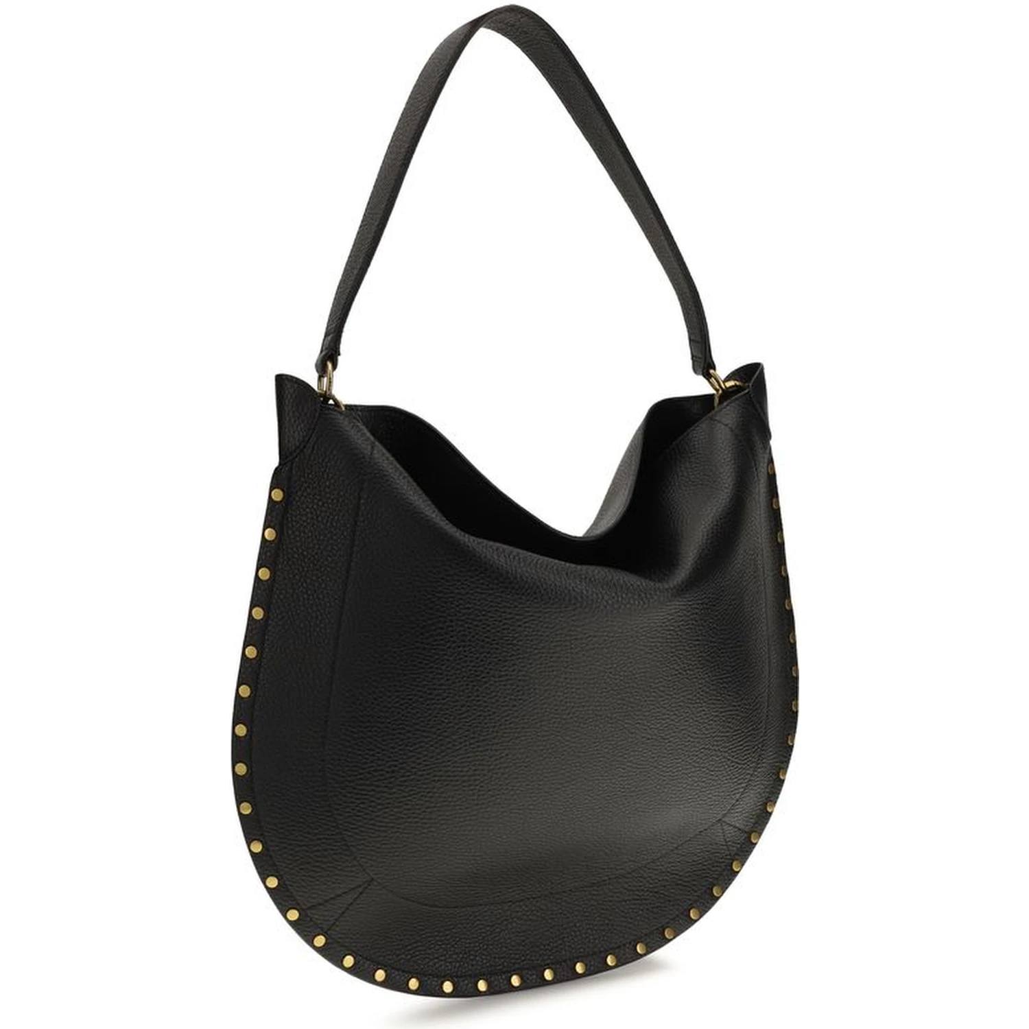 Black Calf Leather Bos Taurus Shoulder Bag
