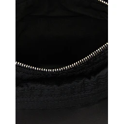 Black Polyamide Crossbody Bag