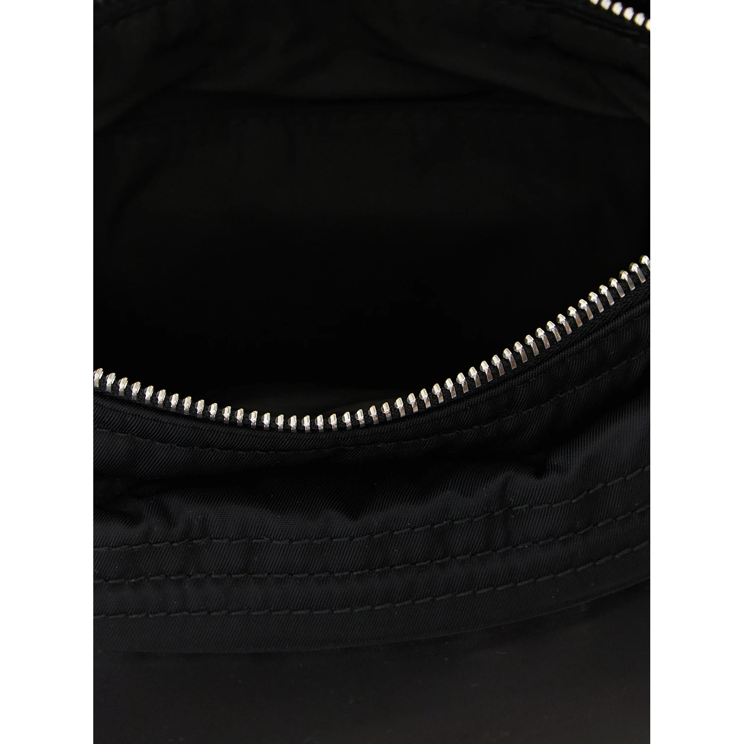 Black Polyamide Crossbody Bag