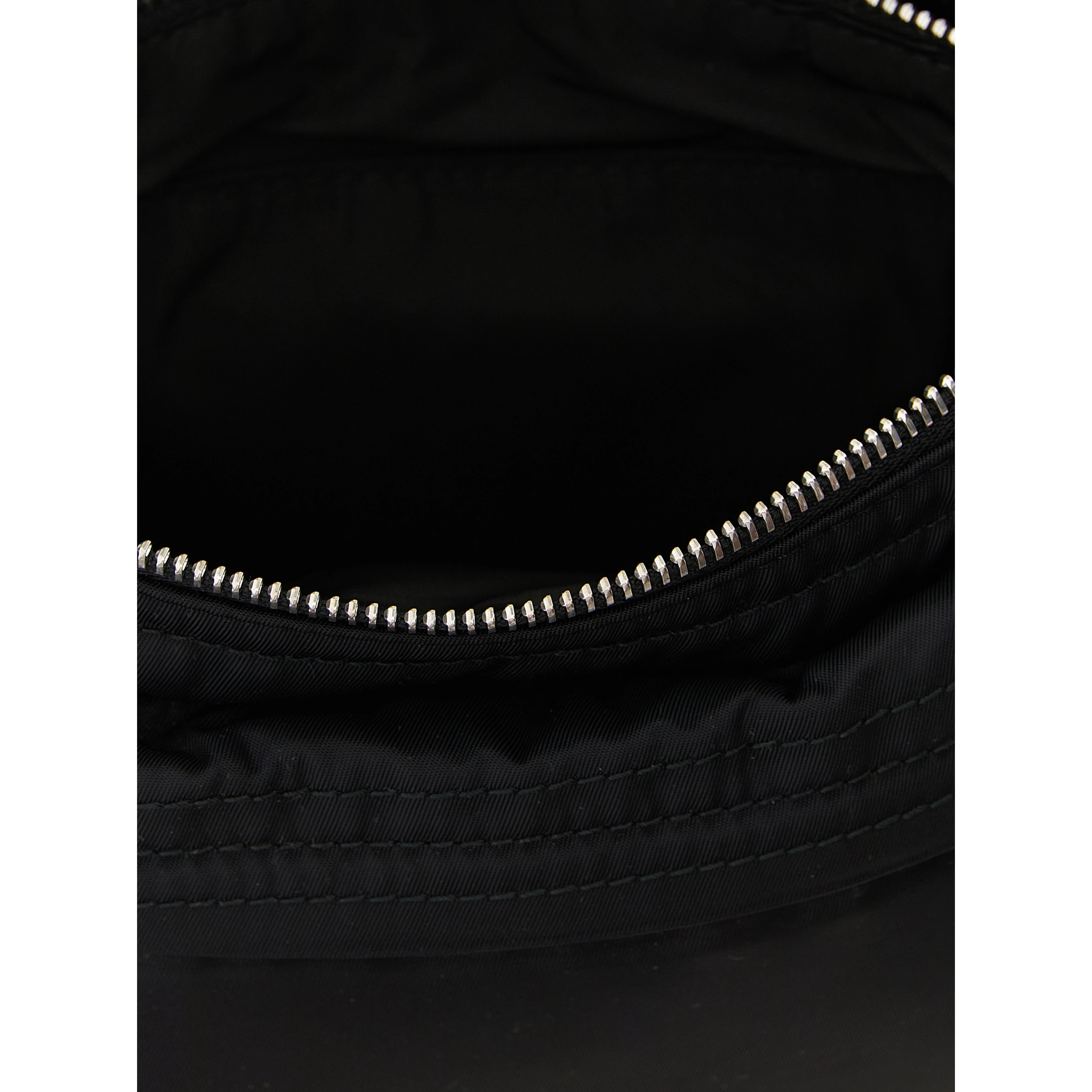 Black Polyamide Crossbody Bag
