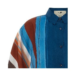 Multicolor Silk Blouse