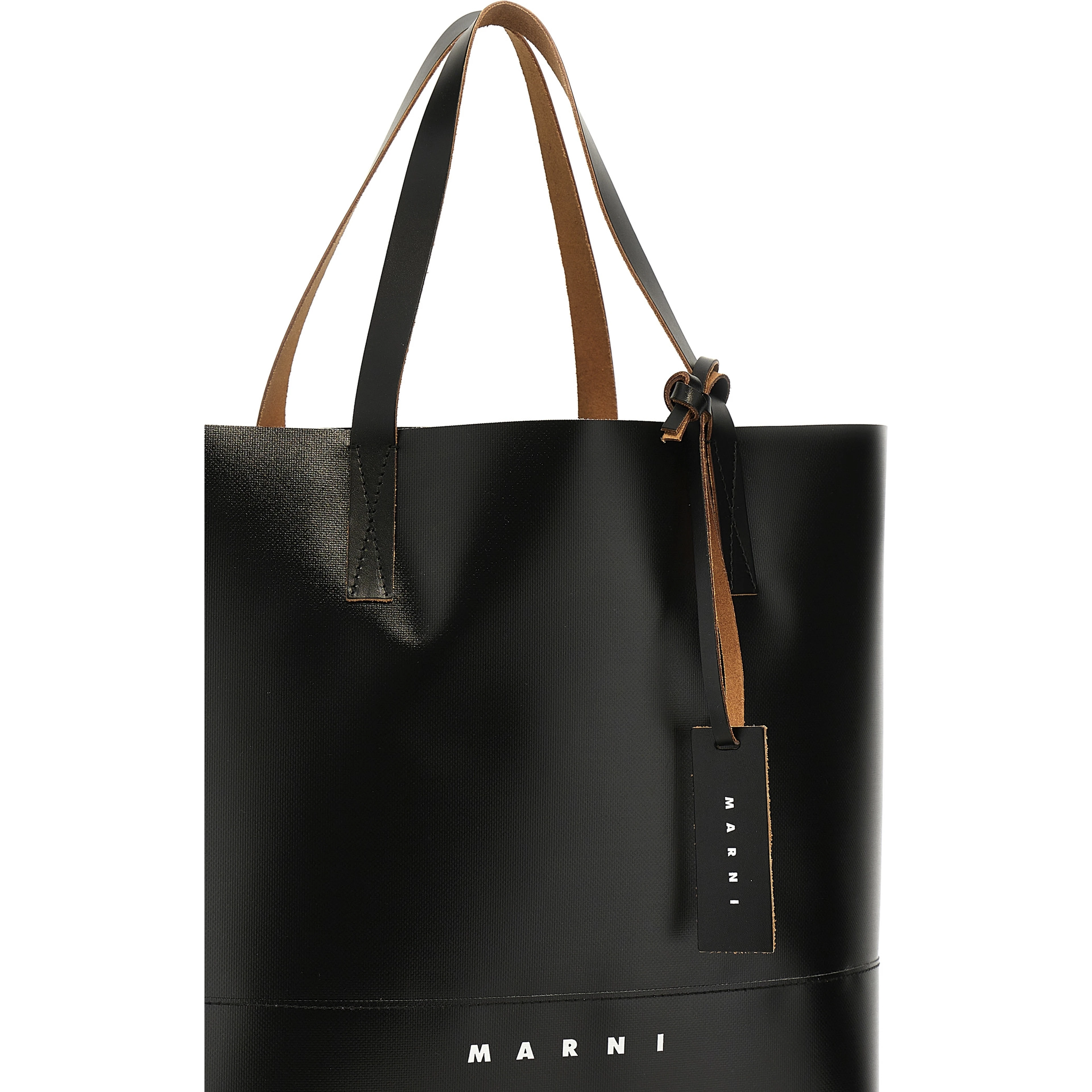 Black Polyethylene Tote Bag