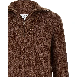 Brown Linen Cardigan
