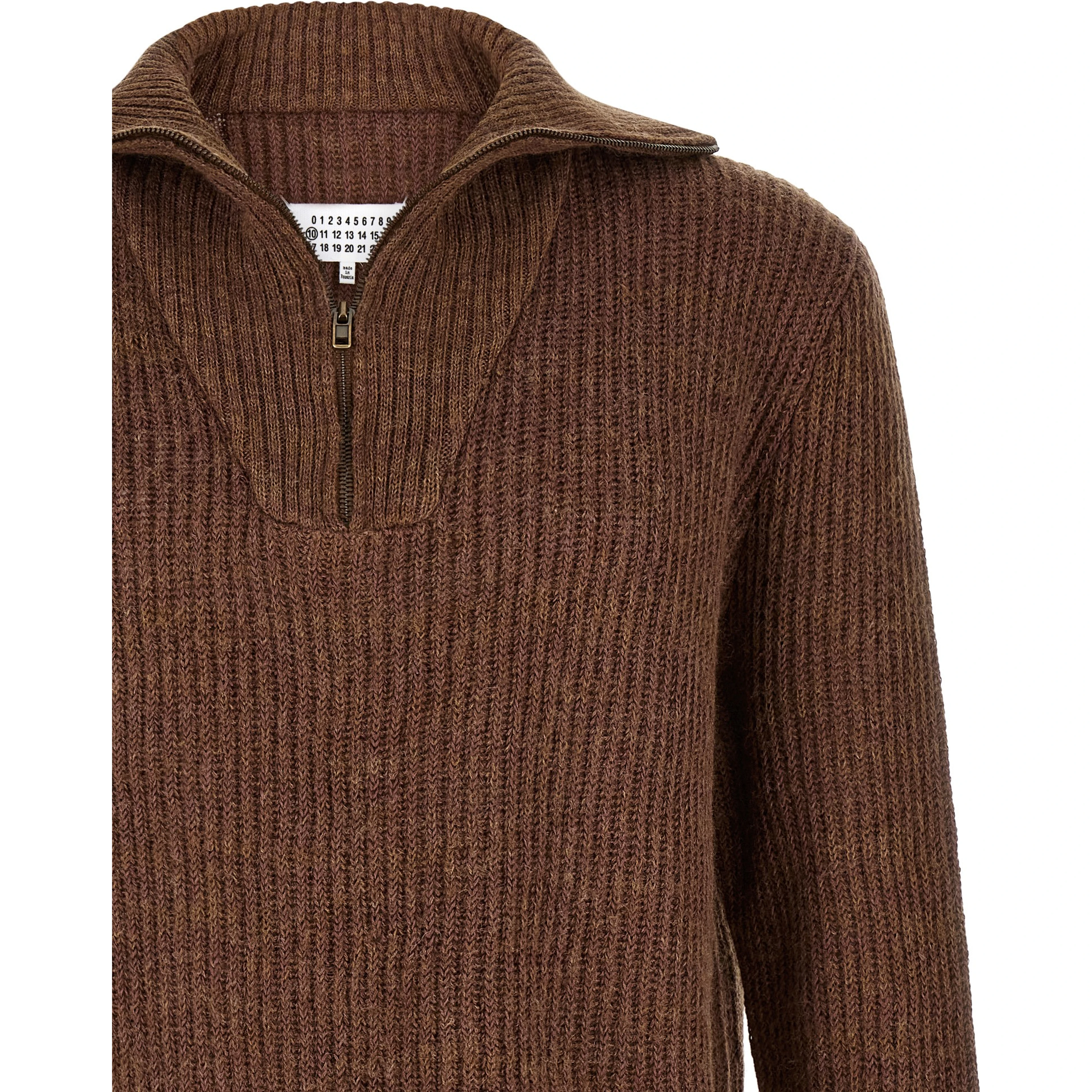 Brown Linen Cardigan
