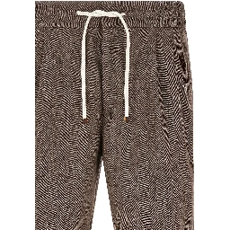 Brown Linen Bermuda Shorts