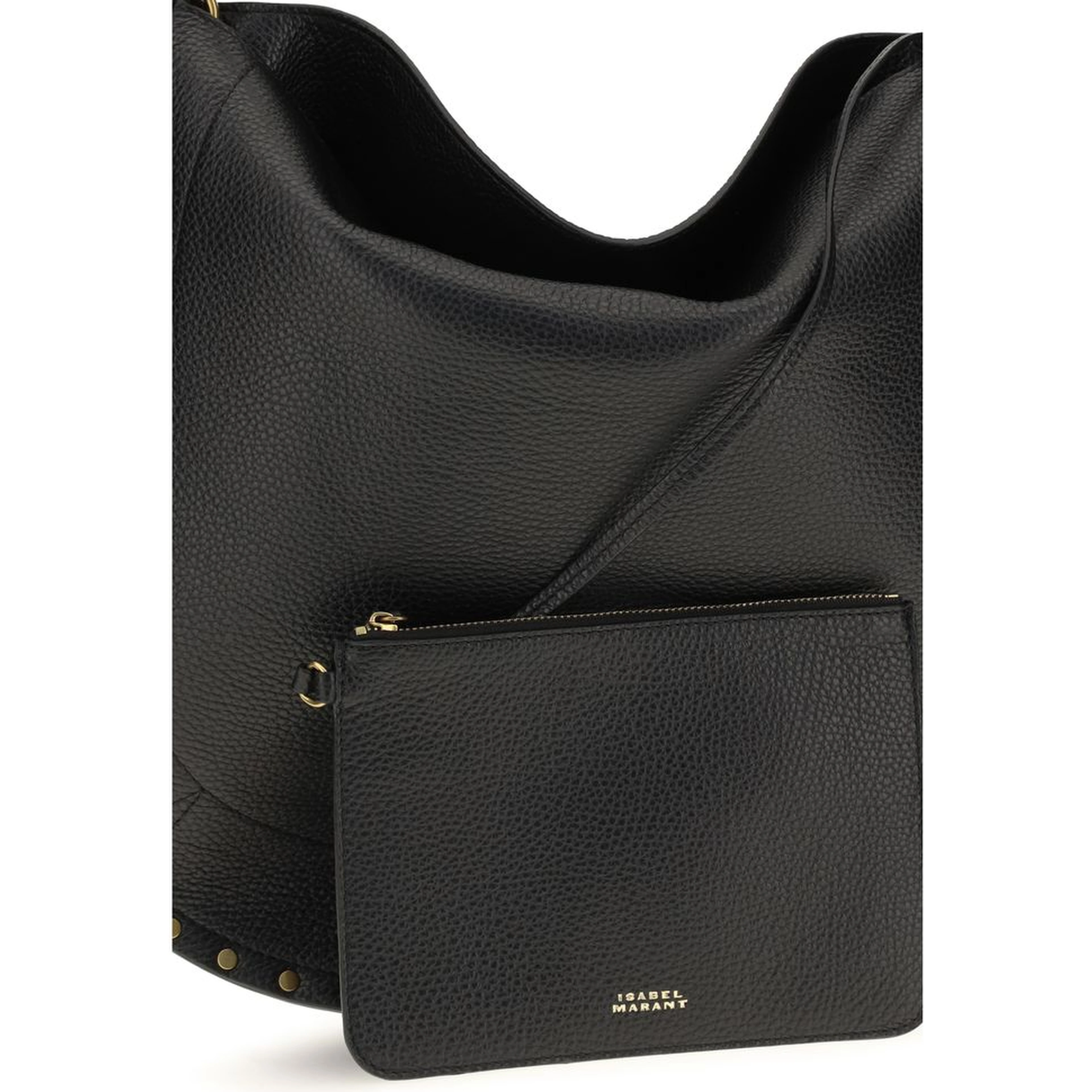 Black Calf Leather Bos Taurus Shoulder Bag