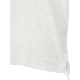 White Cotton Polo Shirt