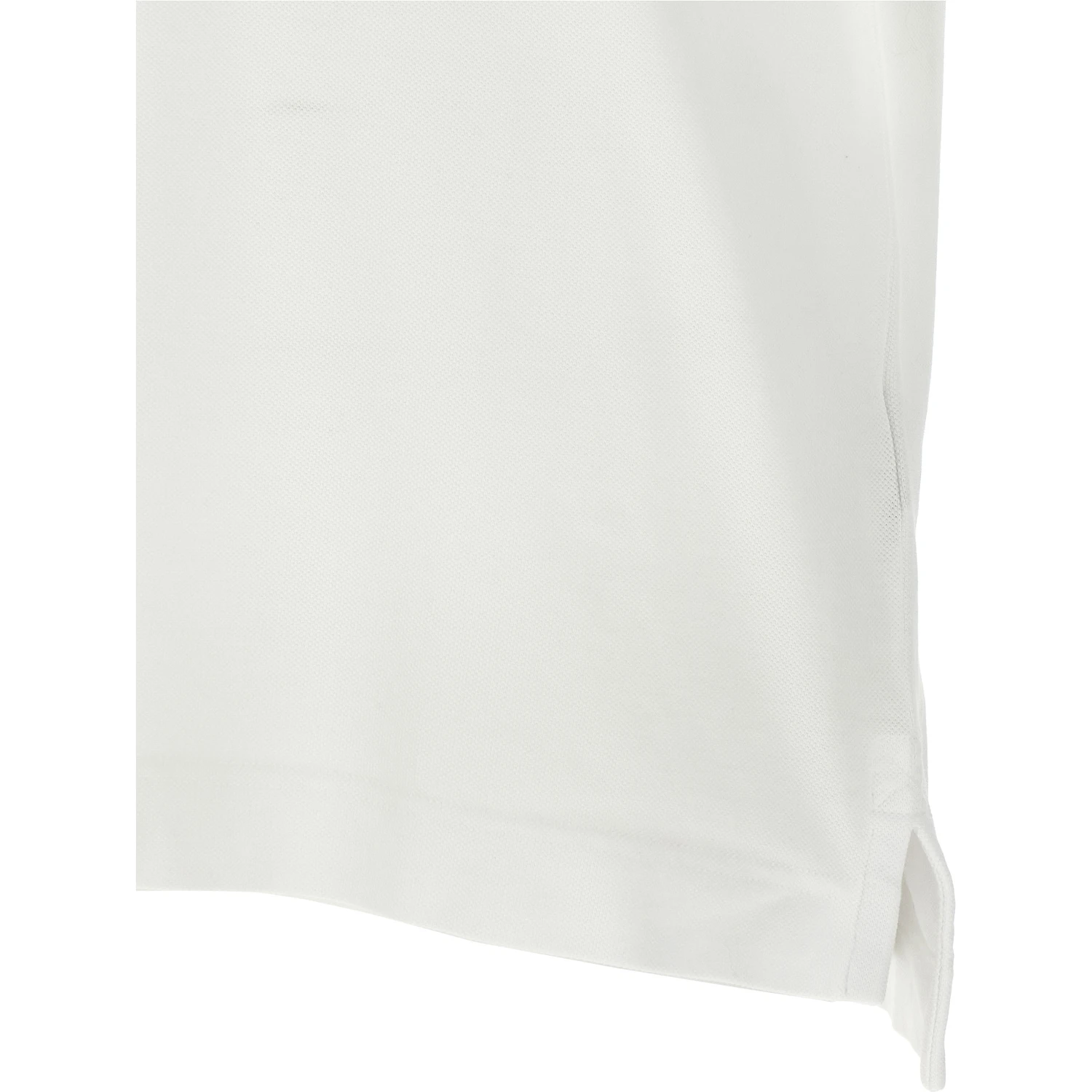 White Cotton Polo Shirt