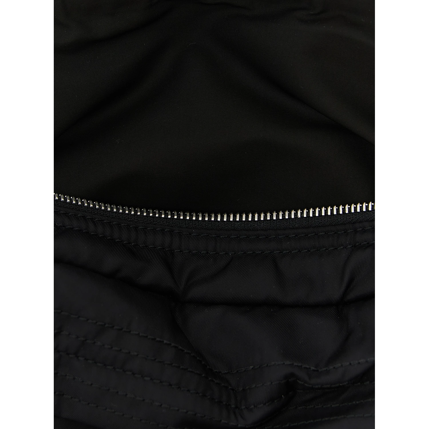 Black Polyamide Crossbody Bag