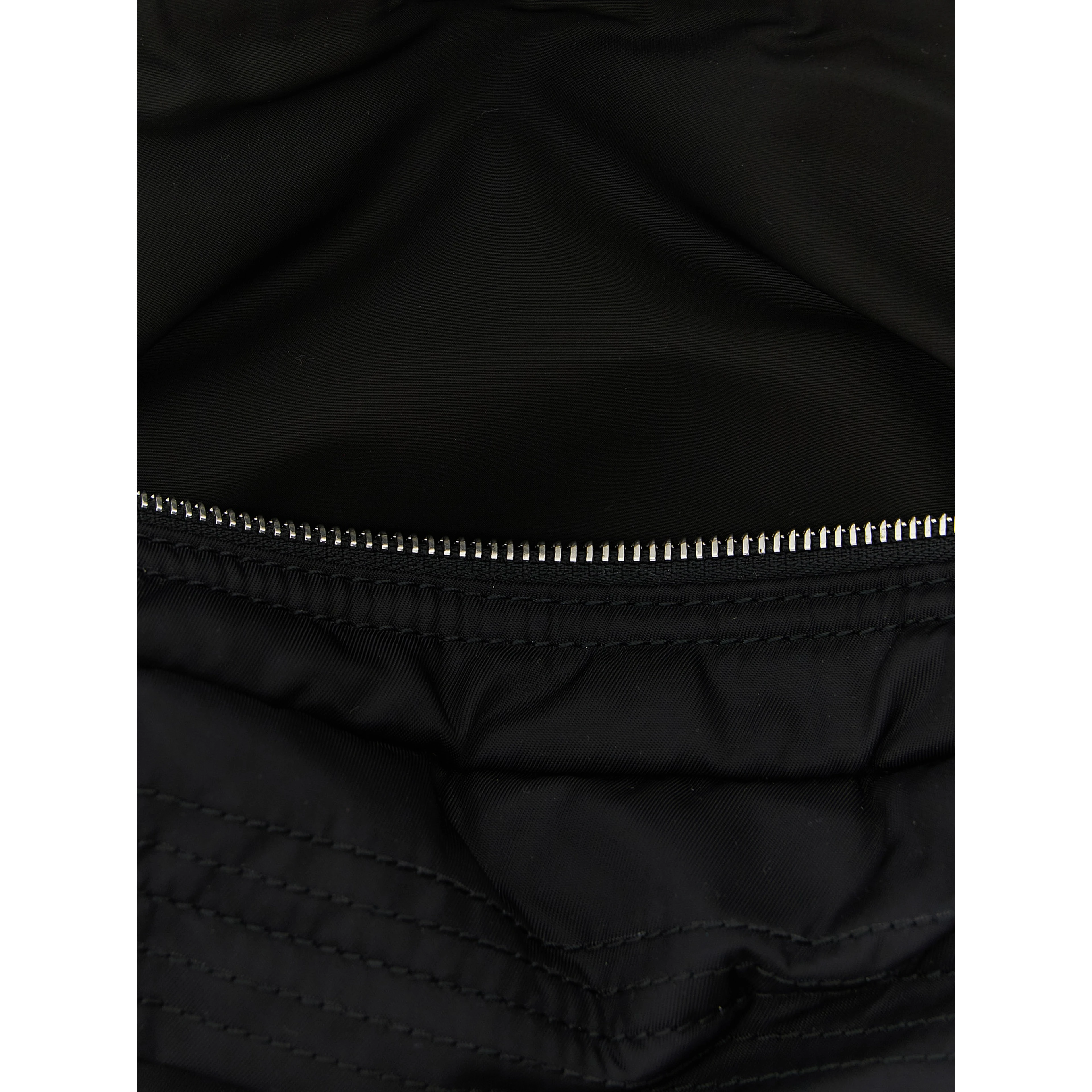 Black Polyamide Crossbody Bag