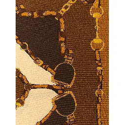 Brown Silk Foulard