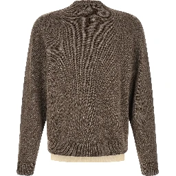 Brown Virgin Wool Cardigan