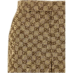 Beige Cotton Bermuda Shorts