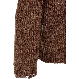Brown Linen Cardigan