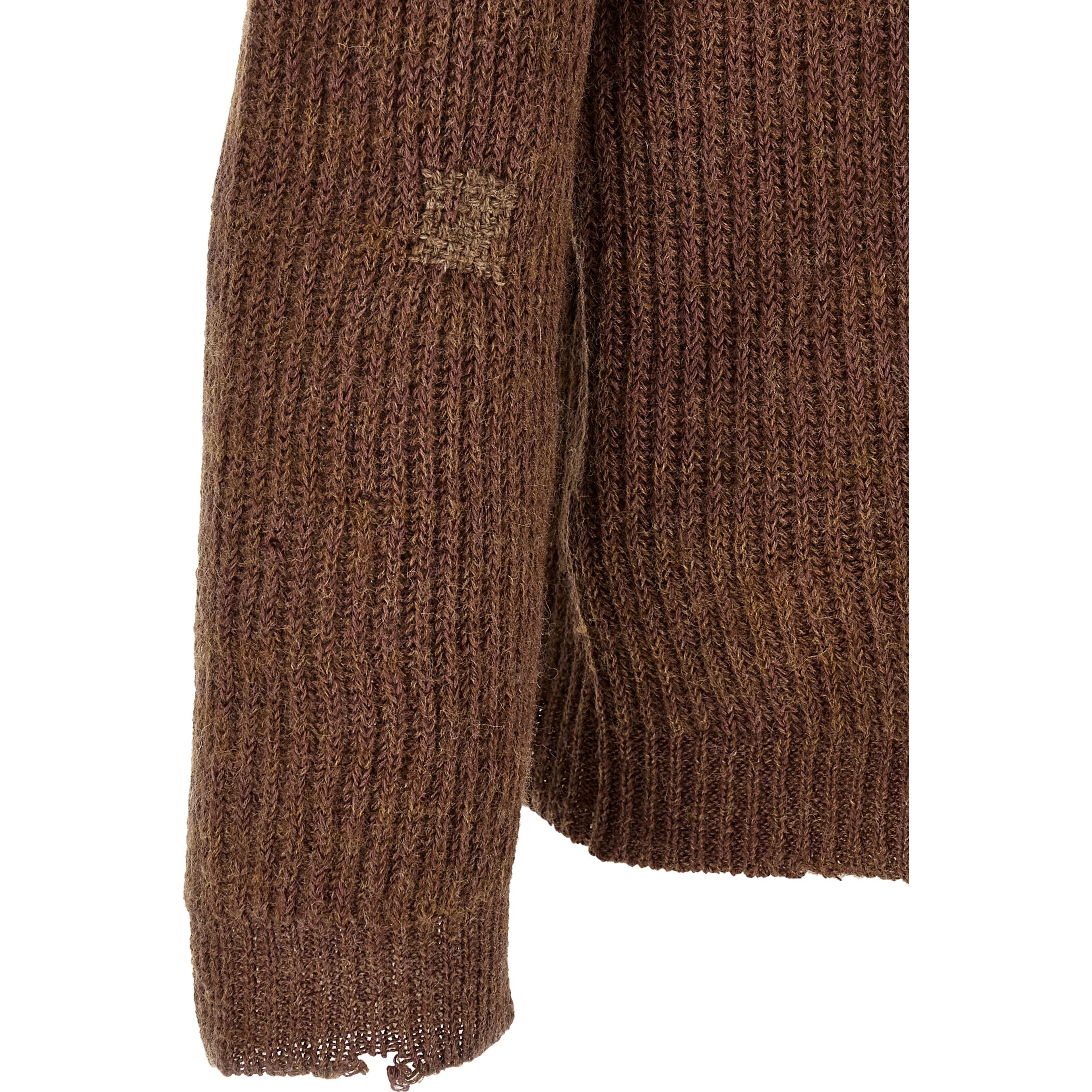 Brown Linen Cardigan